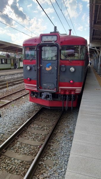 小諸駅から軽井沢駅の乗車記録(乗りつぶし)写真