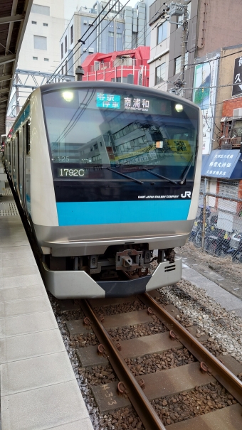 蒲田駅から大井町駅の乗車記録(乗りつぶし)写真