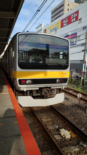 三鷹駅から錦糸町駅の乗車記録(乗りつぶし)写真