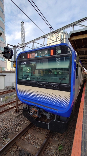 錦糸町駅から船橋駅の乗車記録(乗りつぶし)写真