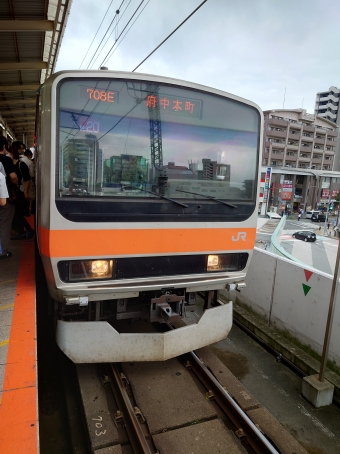 北朝霞駅から西国分寺駅の乗車記録(乗りつぶし)写真