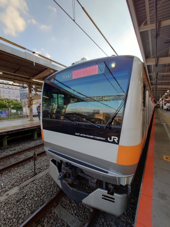 東小金井駅から三鷹駅の乗車記録(乗りつぶし)写真