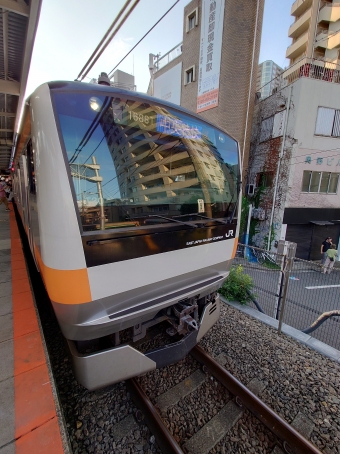 三鷹駅から東京駅の乗車記録(乗りつぶし)写真