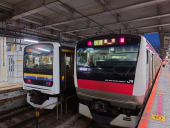 蘇我駅から新浦安駅の乗車記録(乗りつぶし)写真