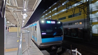 鶴見駅から神田駅の乗車記録(乗りつぶし)写真
