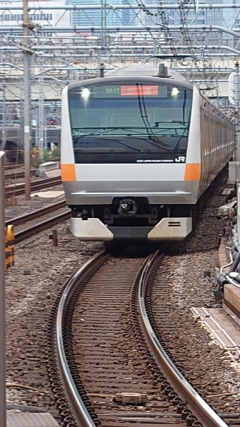 神田駅から東小金井駅の乗車記録(乗りつぶし)写真