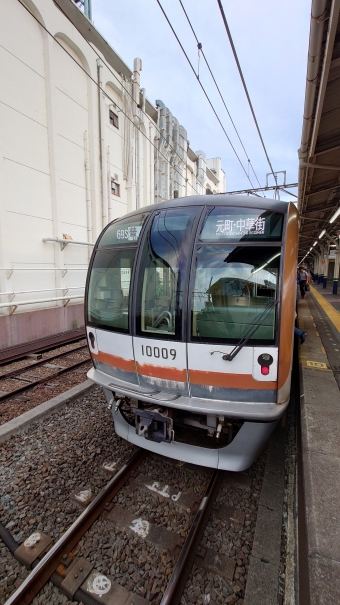 上福岡駅から渋谷駅の乗車記録(乗りつぶし)写真