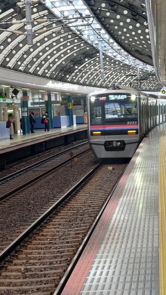 京成船橋駅から京成津田沼駅の乗車記録(乗りつぶし)写真