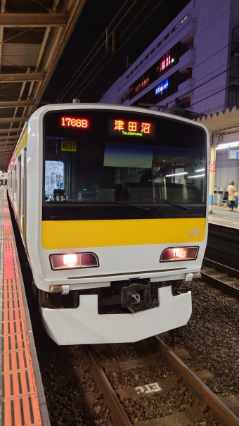 西船橋駅から船橋駅:鉄道乗車記録の写真