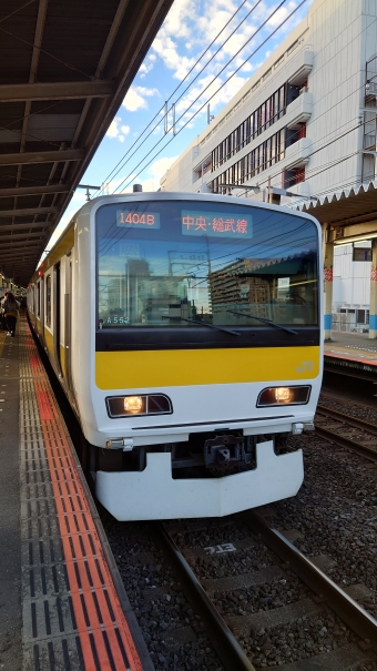 西船橋駅から船橋駅の乗車記録(乗りつぶし)写真