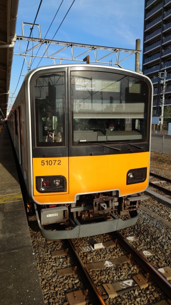 上福岡駅から和光市駅の乗車記録(乗りつぶし)写真
