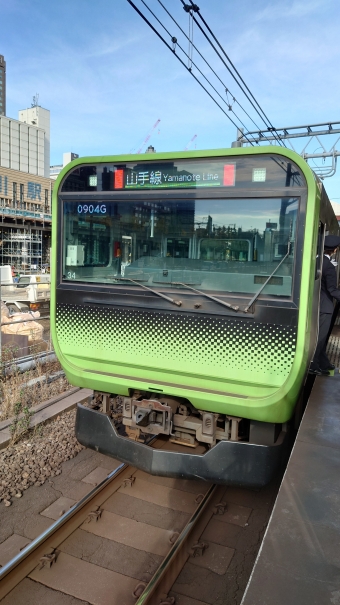 池袋駅から品川駅の乗車記録(乗りつぶし)写真