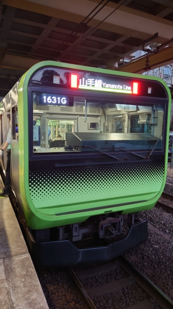 日暮里駅から浜松町駅の乗車記録(乗りつぶし)写真