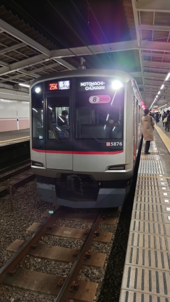 秋津駅から池袋駅の乗車記録(乗りつぶし)写真