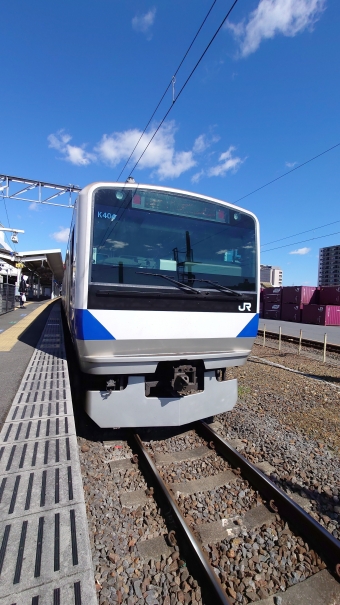 土浦駅から牛久駅の乗車記録(乗りつぶし)写真