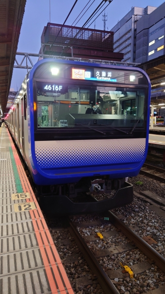 千葉駅から市川駅の乗車記録(乗りつぶし)写真