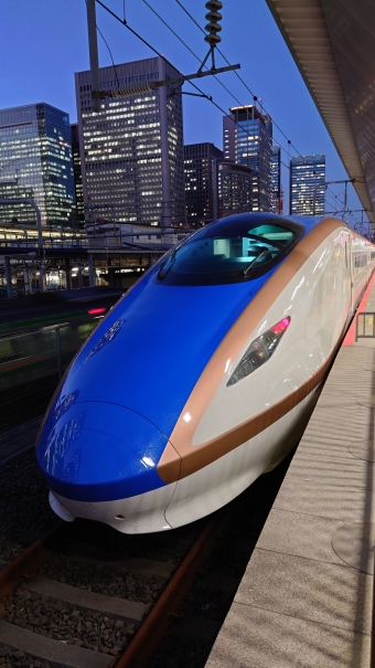 東京駅から長野駅:鉄道乗車記録の写真