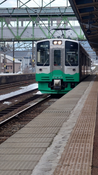 新井駅から直江津駅の乗車記録(乗りつぶし)写真
