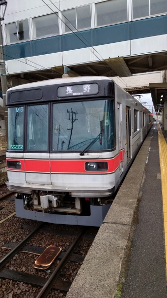 信州中野駅から長野駅:鉄道乗車記録の写真