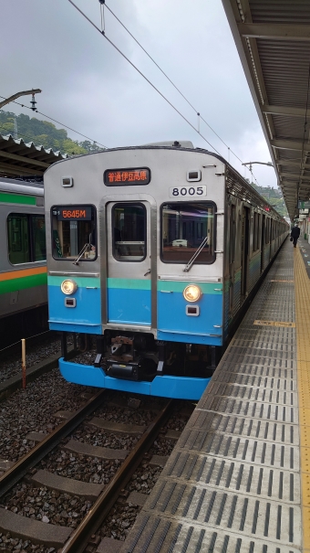 熱海駅から伊東駅の乗車記録(乗りつぶし)写真