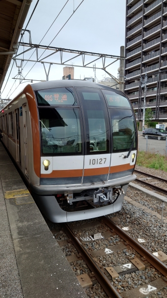 上福岡駅から朝霞台駅の乗車記録(乗りつぶし)写真