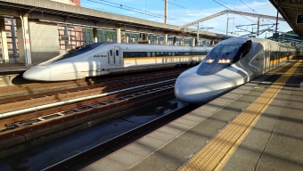 新下関駅から新山口駅の乗車記録(乗りつぶし)写真