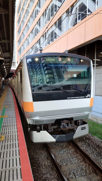 東小金井駅から国分寺駅:鉄道乗車記録の写真