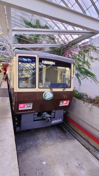 多摩湖駅から西武球場前駅の乗車記録(乗りつぶし)写真