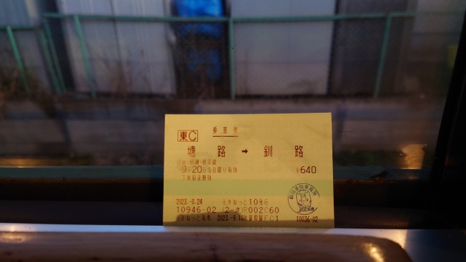 鉄道乗車記録の写真:きっぷ(5)        