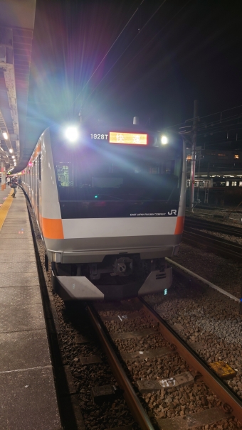 拝島駅から国分寺駅:鉄道乗車記録の写真