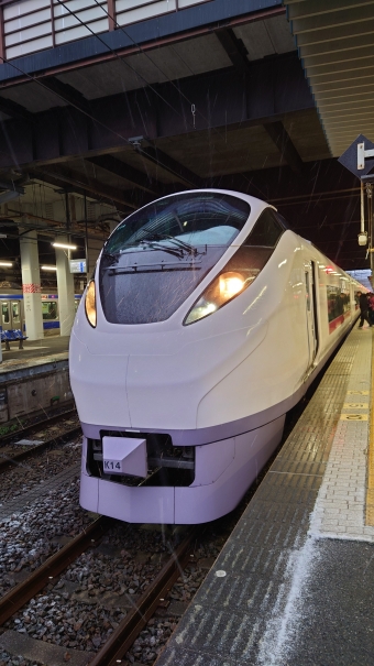 水戸駅から上野駅の乗車記録(乗りつぶし)写真