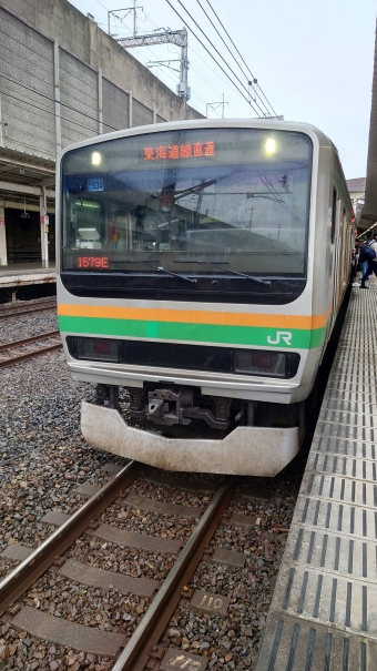 小山駅から古河駅:鉄道乗車記録の写真