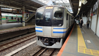 品川駅から久里浜駅の乗車記録(乗りつぶし)写真