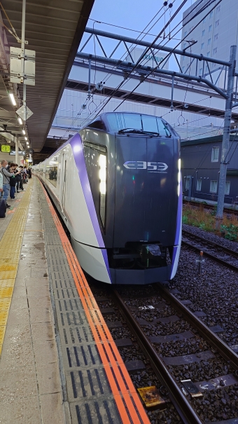 立川駅から松本駅の乗車記録(乗りつぶし)写真