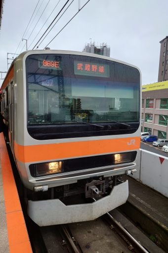 北朝霞駅から西船橋駅の乗車記録(乗りつぶし)写真