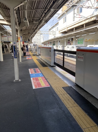 十三駅から三国駅の乗車記録(乗りつぶし)写真