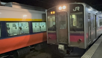 東能代駅から大館駅の乗車記録(乗りつぶし)写真