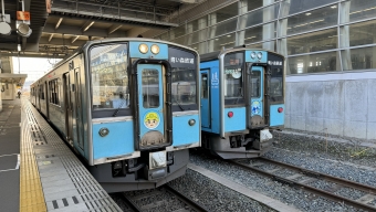 八戸駅から浅虫温泉駅の乗車記録(乗りつぶし)写真