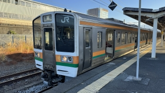 三島駅から藤枝駅の乗車記録(乗りつぶし)写真