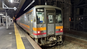 糸魚川駅から姫川駅の乗車記録(乗りつぶし)写真