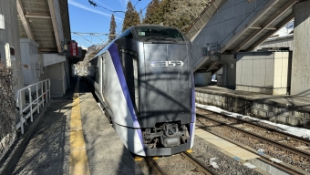 南小谷駅から松本駅の乗車記録(乗りつぶし)写真