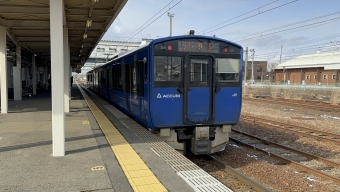 土崎駅から男鹿駅の乗車記録(乗りつぶし)写真