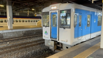 山形駅から左沢駅の乗車記録(乗りつぶし)写真