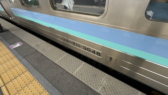 塩尻駅から松本駅の乗車記録(乗りつぶし)写真