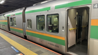 渋谷駅から大宮駅の乗車記録(乗りつぶし)写真