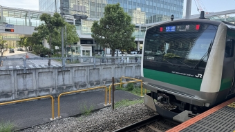 新木場駅から渋谷駅の乗車記録(乗りつぶし)写真
