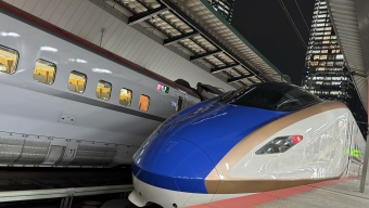 東京駅から上越妙高駅の乗車記録(乗りつぶし)写真