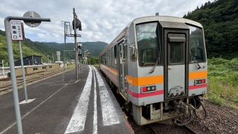 平岩駅から姫川駅の乗車記録(乗りつぶし)写真