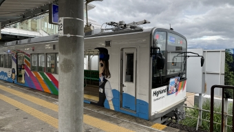 松本駅から新村駅の乗車記録(乗りつぶし)写真