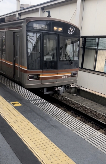 高槻市駅から日本橋駅の乗車記録(乗りつぶし)写真